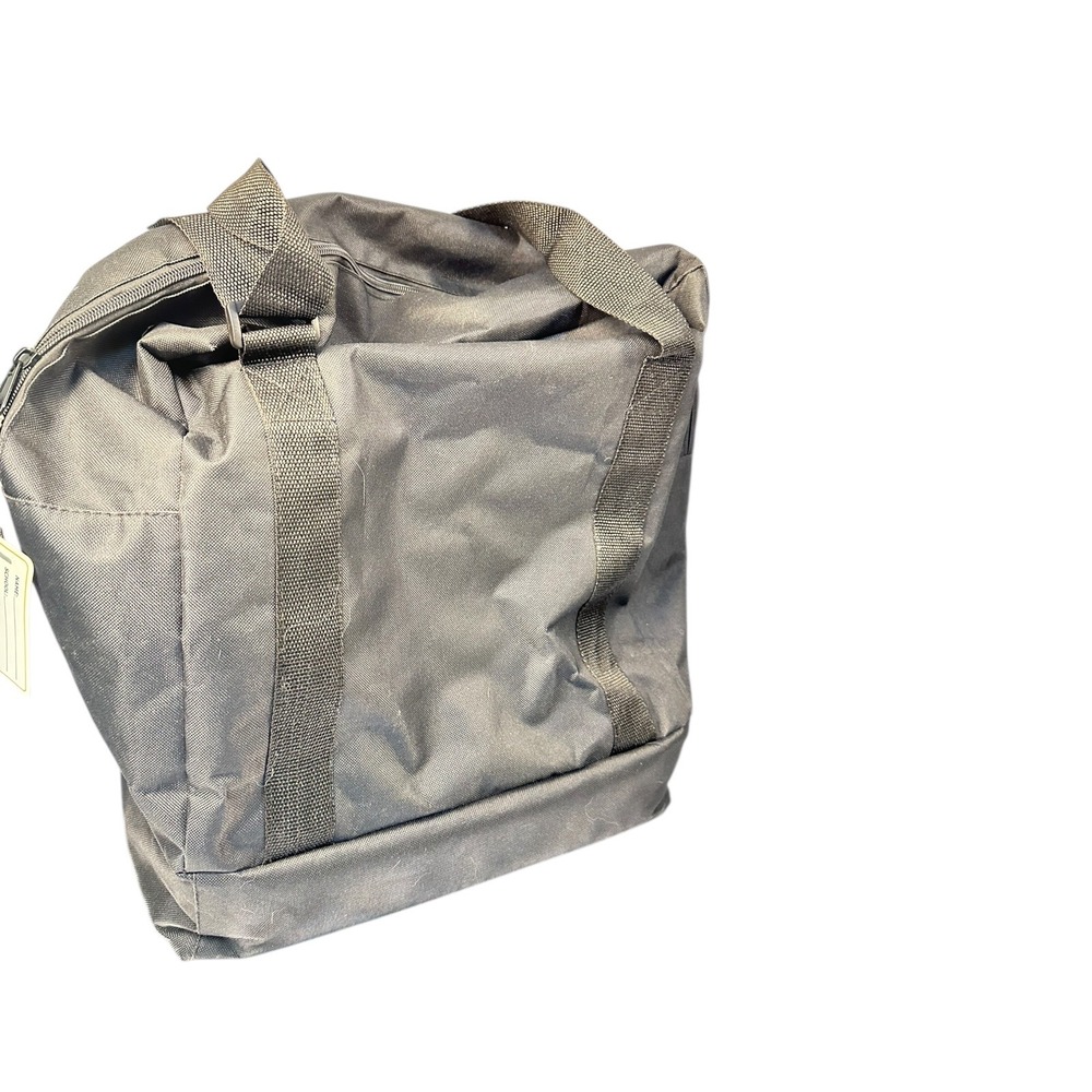 WVJC Gray Tote Bag Zipper Closure Carryall Travel Gym Work School - Picture 3 of 11